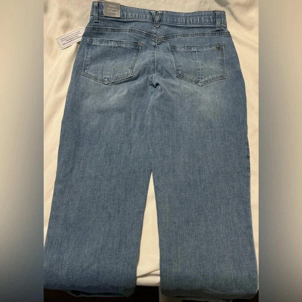 Wit & Wisdom Gemma 'Ab'Solution Girlfriend Jeans Blue Denim ~ Size 6 - Picture 6 of 10